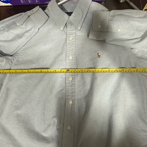 polo ralph lauren denim button  shirt Men's Size XL Custom fit - Picture 5 of 6